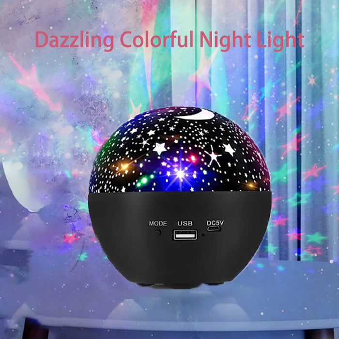 LED Starry Night Light Remote Controlled Music Disco Light Party Colorful Atmosphere Lamp Stage