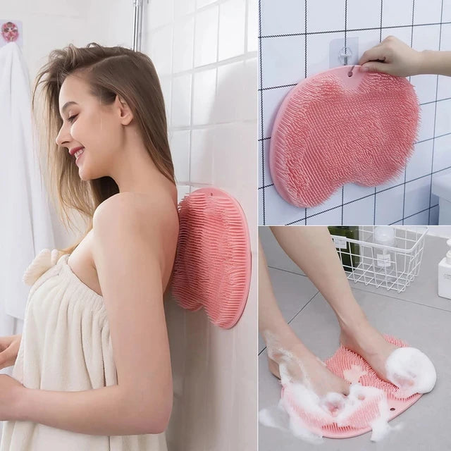 Non Slip Bath Remove Dead Skin Lazy People Rub Back Artifact Silicone Shower Foot Scrubber