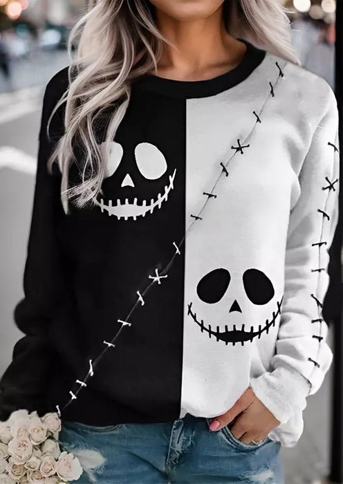 Skull Graphic Prints Daily Classic Casual Men's 3D Print Sweatshirt Pullover