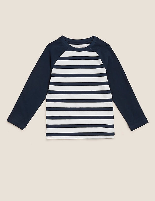 Boys 3D Stripe Tee Shirt Long Sleeve 3D Print Fall Winter Sports Fashion Streetwear Polyester