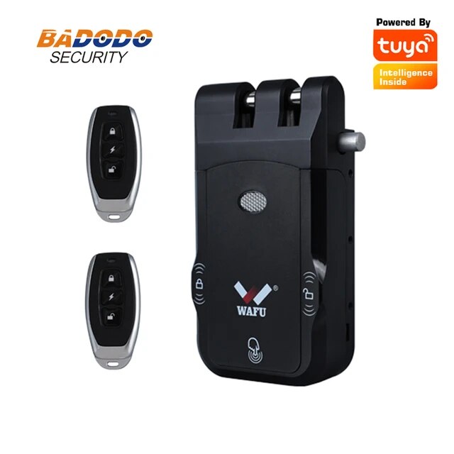 Wafu 026 Door Lock Wireless WIFI Bluetooth TUYA Remote Control Electronic Keyless
