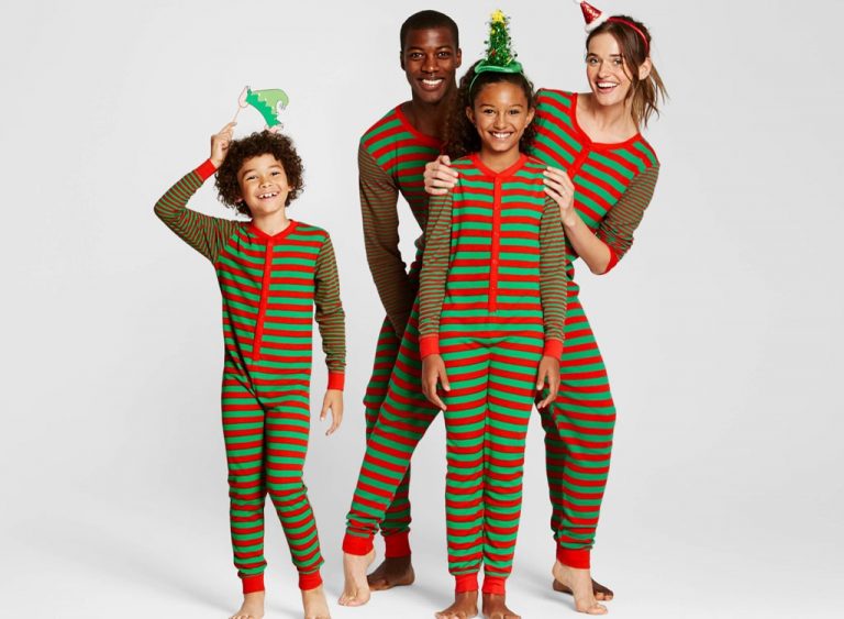 Family Christmas Pajamas Striped Home Print Yellow Long Sleeve Mommy And Me Outfits Active Matching Outfits