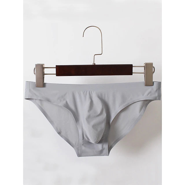 Men's Normal Low Waist Stretchy Basic Briefs Underwear 1 PC Comfortable