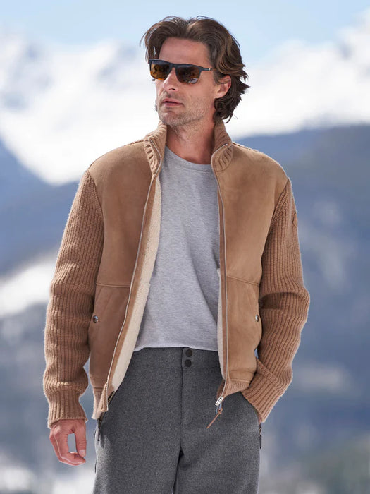 Men's Cardigan Sweater Zip Sweater Sweater Jacket Ribbed Knit Regular Zipper Knitted Plain Stand Collar