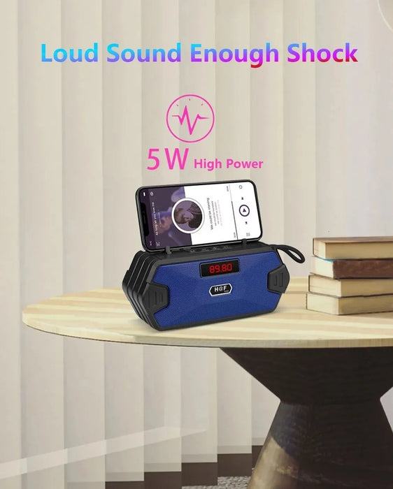 Wireless Speaker Bluetooth-compatible FM Radio Outdoor Loudspeaker
