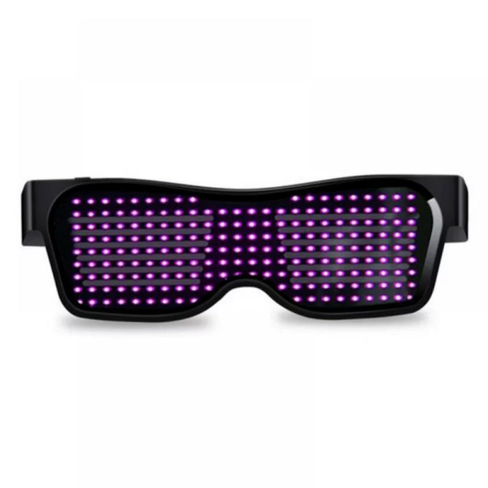 LED Glasses Light Up Dynamic Party Favor Glasses Festival Christmas USB Rechargeable