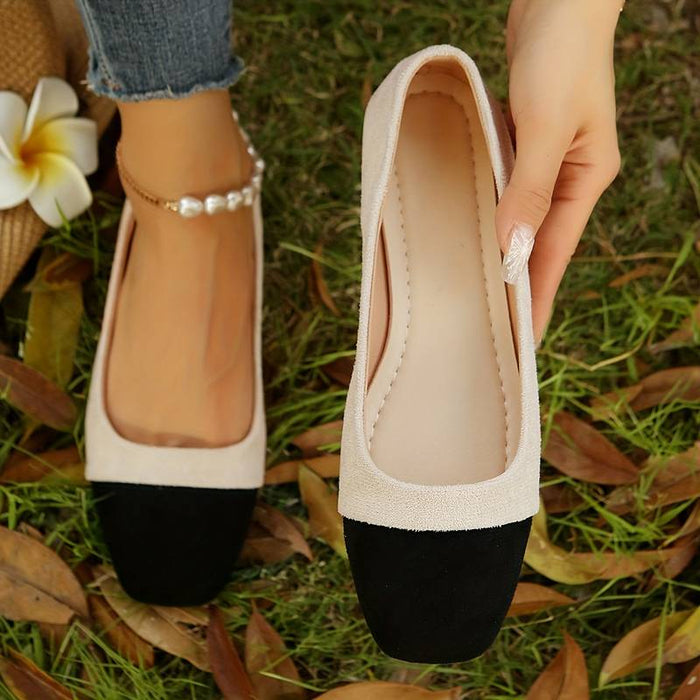 Women's Flats Slip-Ons Comfort Shoes Ballerina Plus Size Daily Flat Heel Round Toe Elegant