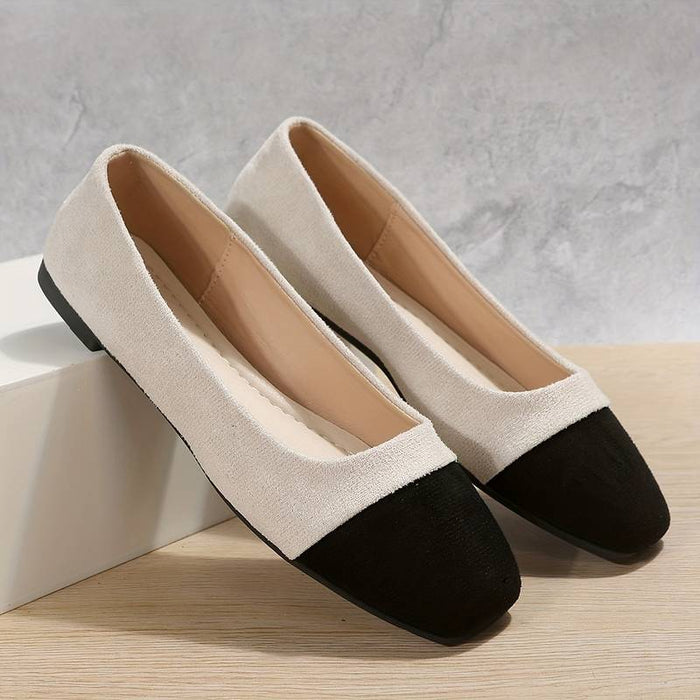 Women's Flats Slip-Ons Comfort Shoes Ballerina Plus Size Daily Flat Heel Round Toe Elegant