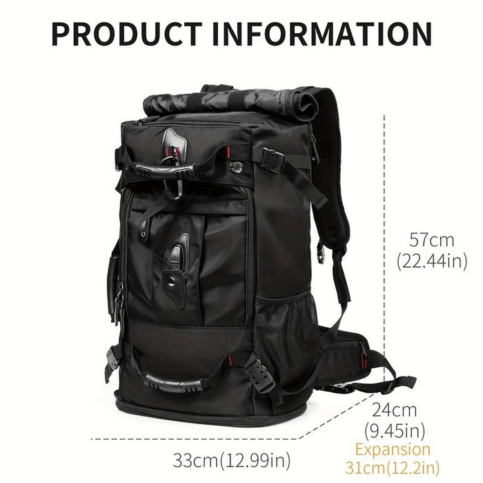 Travel Backpack Carry On Backpack Durable Convertible Duffle Bag Fit For 15.6 Inch Laptop For Men