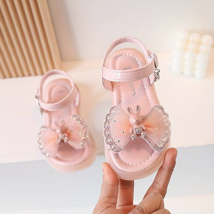 Girls' Sandals Daily Casual PU Shock Absorption Breathability Non-slipping Princess