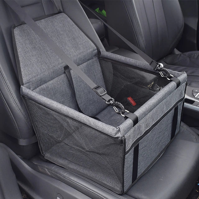 dog car seat, portable pet dog booster car seat breathable travel pet car seat