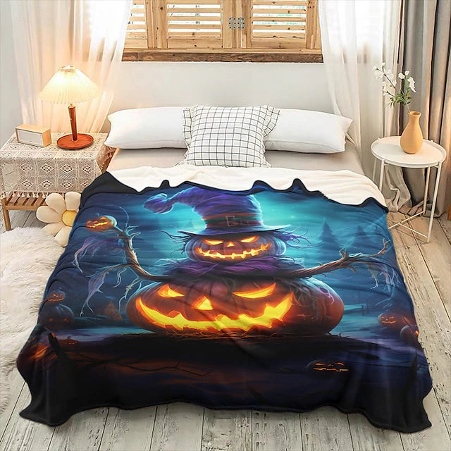 Halloween Blanket Ultra Soft and Warm Decorative Throw Perfect for Enhancing