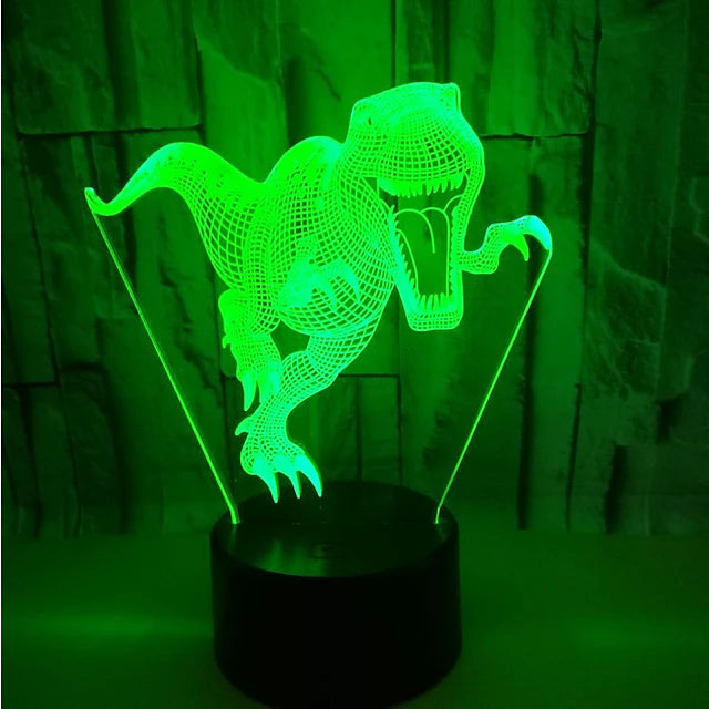 Dinosaur Gifts 3D Night Light for Kids with Remote Control 16 Colors