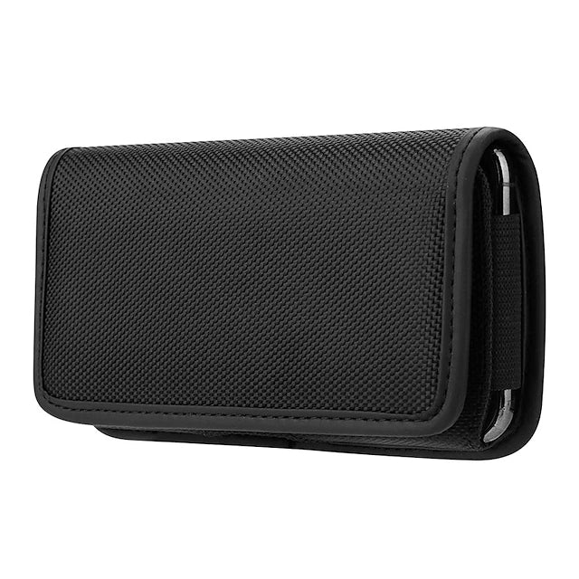 Phone Holster Case Nylon Cell Phone Belt Clip 4.7-6.8inch Pouch Carrying Case