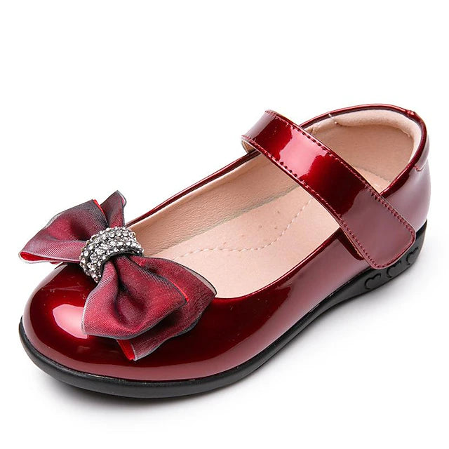 Girls' Flats Daily Dress Shoes Mary Jane Lolita Microfiber Shock Absorption Water Resistant Non-slipping