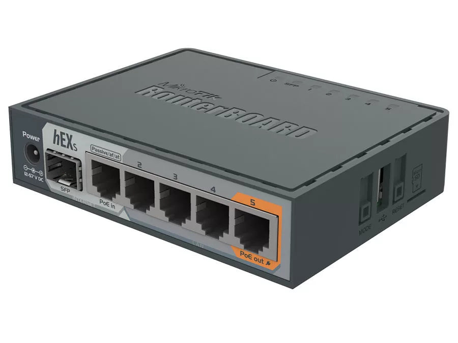 MikroTik HEX S 5 GbE Router