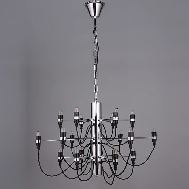 18 Bulbs 65 cm Creative Candle Style Chandelier Metal Candle-style Electroplated