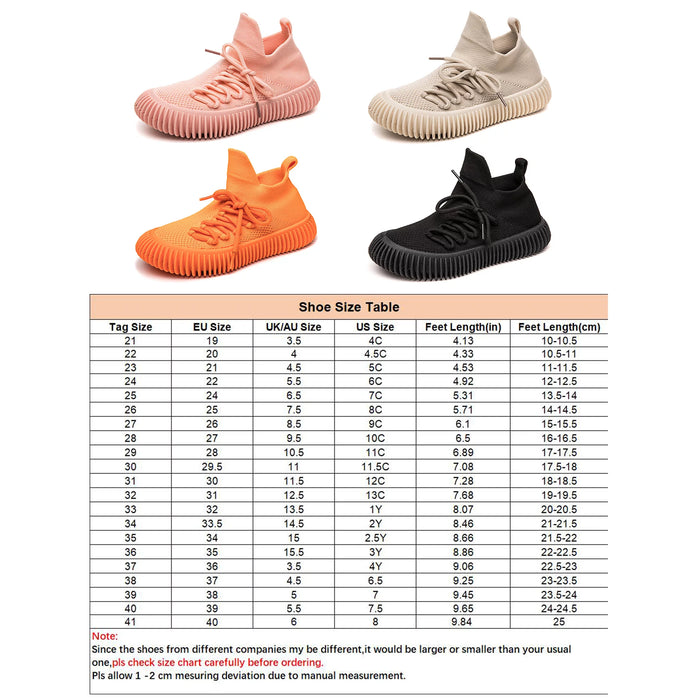 Boys Girls' Sneakers Daily Casual Breathable Mesh High Elasticity Non-slipping Big Kids(7years +)