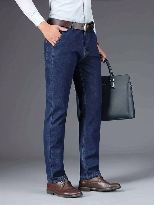 Men's Jeans Trousers Denim Pants Pocket Plain Comfort Breathable Outdoor Daily Going out