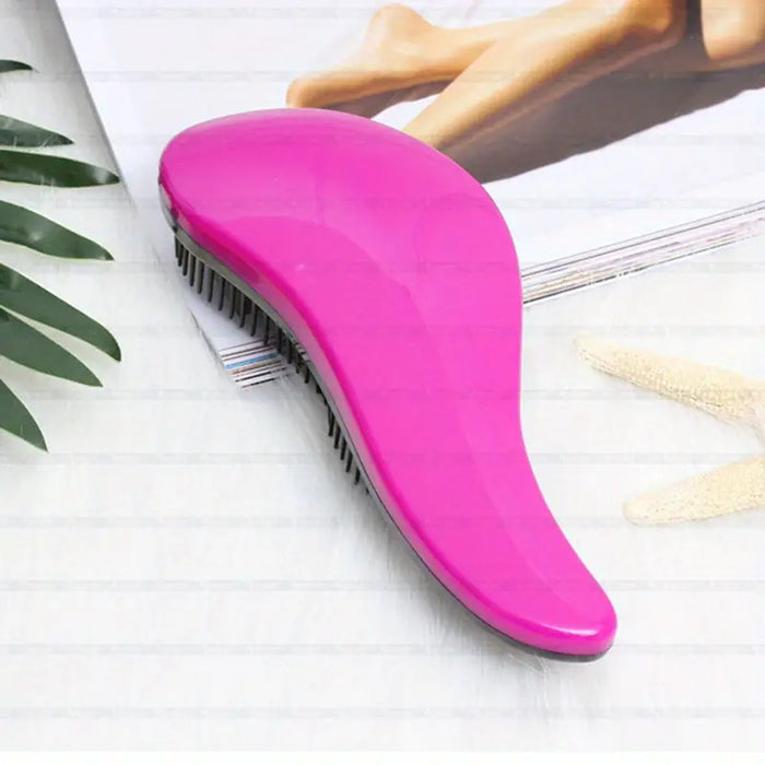Anti-Static Detangler Hairbrush for Scalp Massage and Travel - Perfect for Dry and Wet Hair