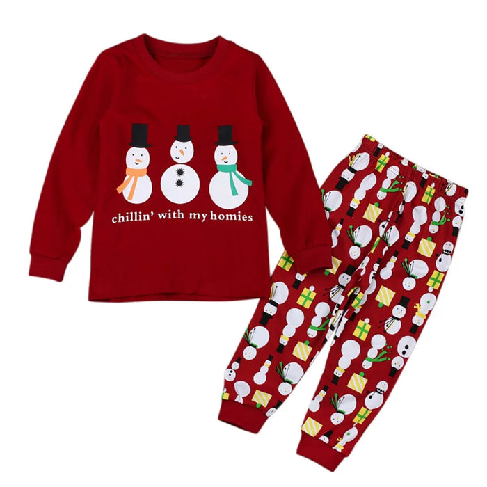 Toddler Boys 2 Pieces Christmas Pajama Set Long Sleeve 2006 2011 2106 Animal Santa