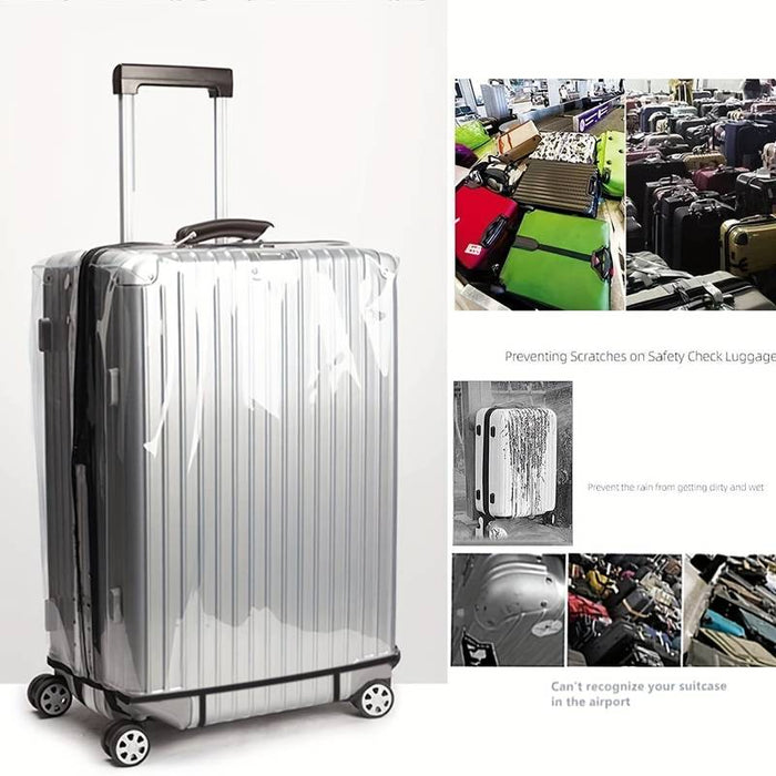 Thickened Luggage Protective Cover Transparent Trolley Case Suitcase Cover Dust Cover
