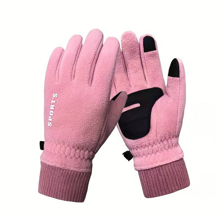 Winter Gloves Bike Gloves Cycling Gloves Touch Gloves Winter Full Finger Gloves Anti-Slip