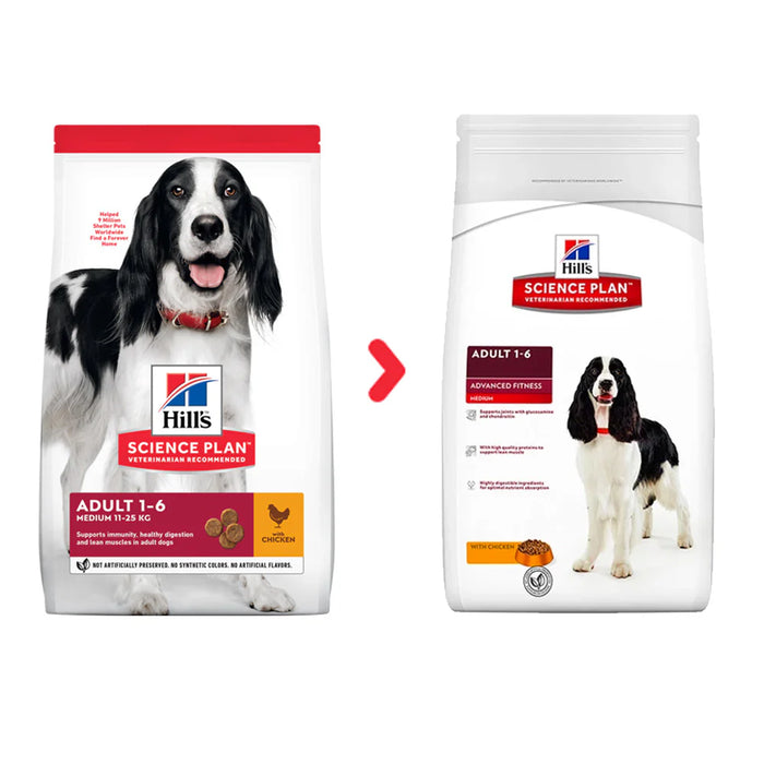 Adult Medium Breed With Chicken Dog Food