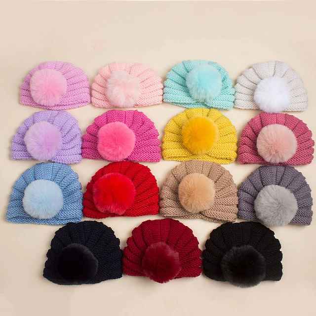 Baby Unisex Active / Sweet School / Outdoor Solid Color Cotton Hats & Caps