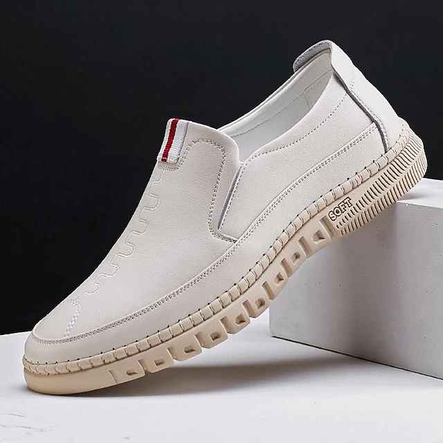 Men's Loafers & Slip-Ons Casual Shoes Comfort Shoes Leather Loafers Business Casual Outdoor