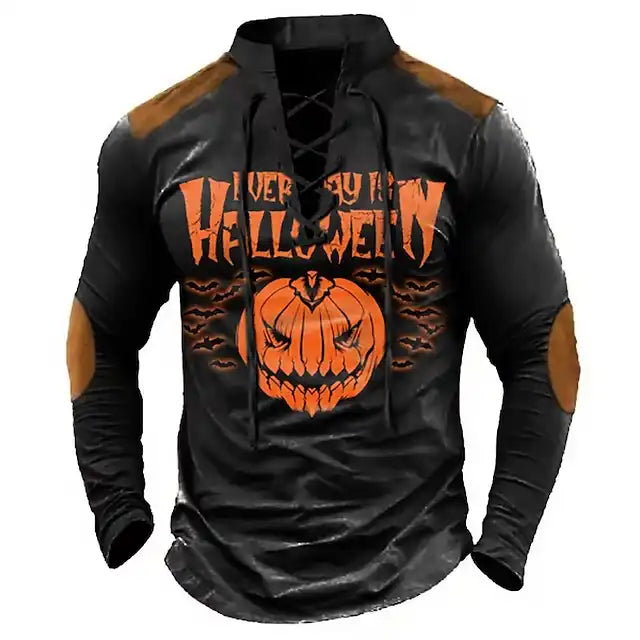 Pumpkin Graphic Prints Daily Casual Men's 3D Print Sweatshirt Pullover Halloween