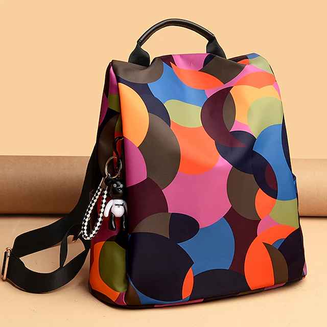 Colour Anti-theft Women Backpack High Quality Designer Travel Waterproof Bagpack