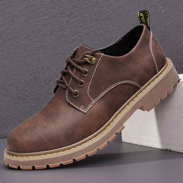 Men's Oxfords Comfort Shoes Business Vintage Casual Daily Office & Career