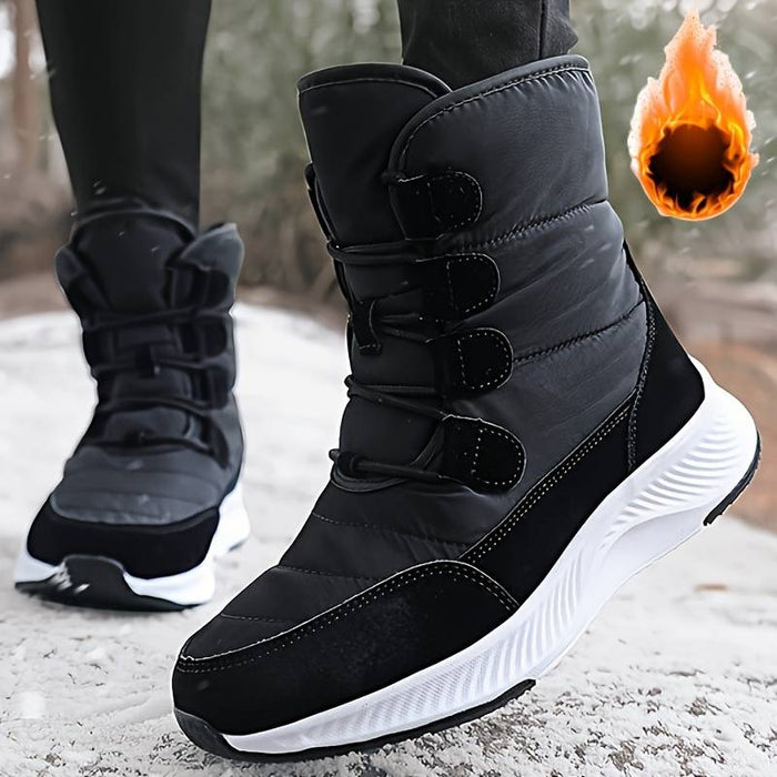 Women's Boots Snow Boots Plus Size Winter Boots Outdoor Work Daily Fleece Lined Booties Ankle Boots