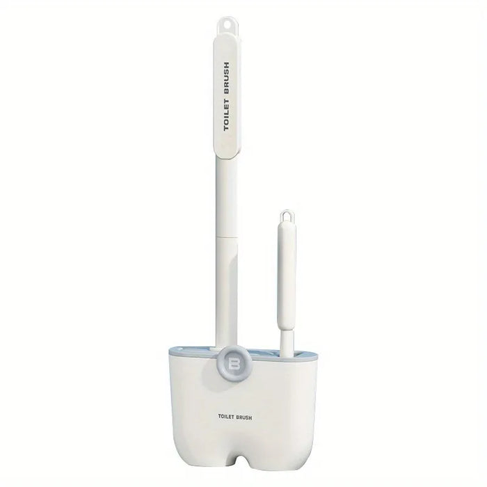 Toilet Brush, Household No Dead Angle Cleaning Brush, Toilet Long Handle Detachable 14.96"x5.19"