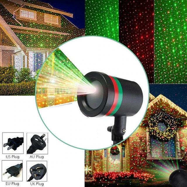 Christmas Sky Star Laser Projector Light Stage Effect Light For Indoor Outdoor