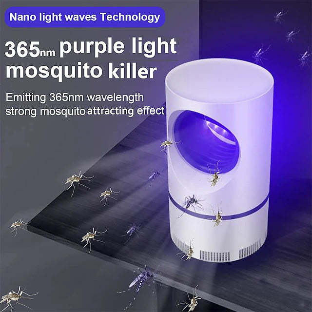 Bug Zapper Electric Indoor Mosquito Insect Trap Killer Lamp LED Mosquito