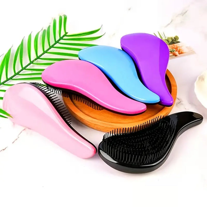 Anti-Static Detangler Hairbrush for Scalp Massage and Travel - Perfect for Dry and Wet Hair