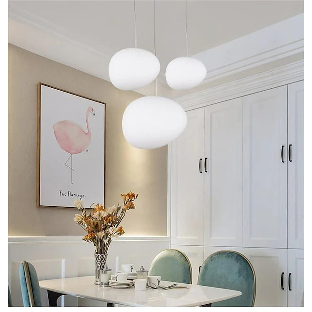 Pendant Lighting 1 Light Globe Pendant Lamp, Modern Adjustable Kitchen Hanging Ceiling Light