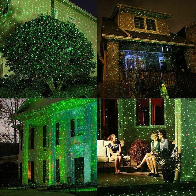 Christmas Sky Star Laser Projector Light Stage Effect Light For Indoor Outdoor