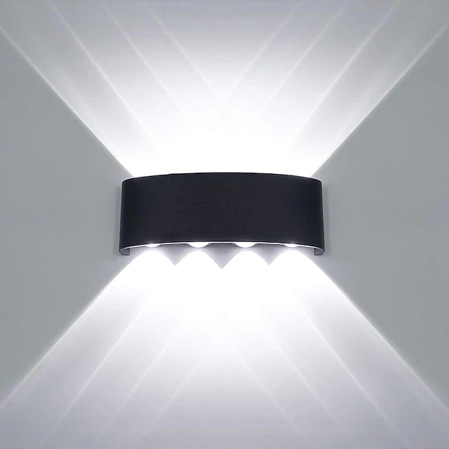 Outdoor Wall Lights 8W LED Aluminum Wall Lamp Sconce Indoor Up Down IP65
