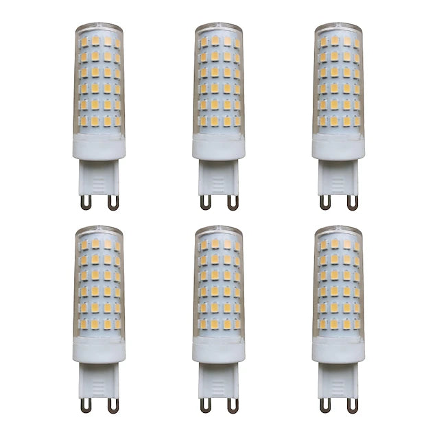 6pcs LED Light Bulb G9 Bi Pin Lamp 7W 78 LedS SMD2835 Spotlight