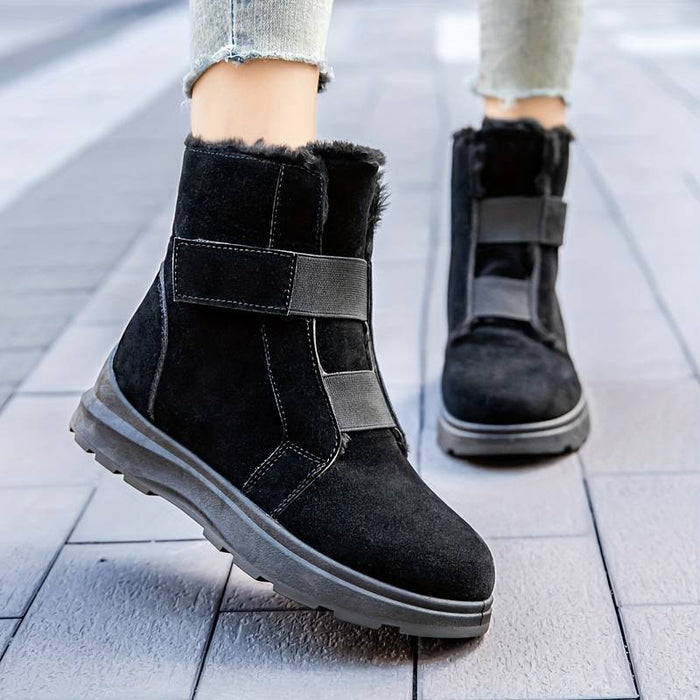 Women's Boots Snow Boots Plus Size Winter Boots Outdoor Daily Fleece Lined Booties Ankle Boots