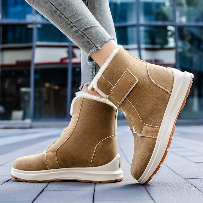 Women's Boots Snow Boots Plus Size Winter Boots Outdoor Daily Fleece Lined Booties Ankle Boots