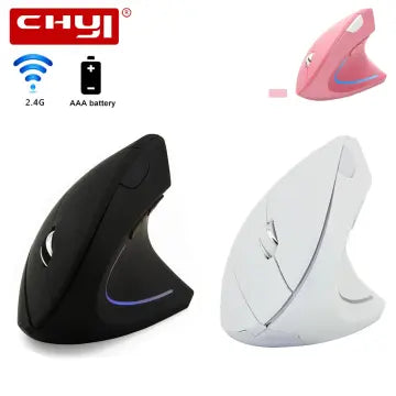 Ergonomic Vertical Mouse 2.4G Wireless Computer Gaming Mice USB Optical DPI Mouse