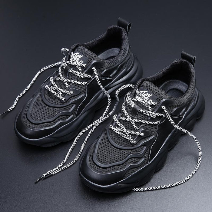 Men's Sneakers Plus Size Height Increasing Shoes Dad Shoes Running Walking Sporty Casual