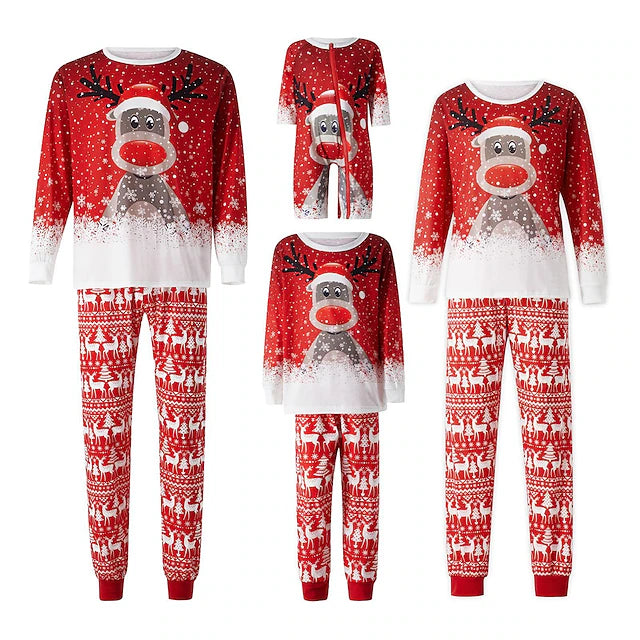 Family Christmas Pajamas Unisex Christmas Christmas Eve Cute Kid's