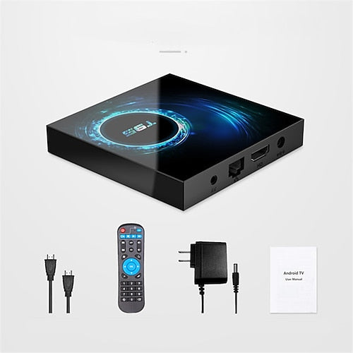 T95 Smart Tv Box Android 10 Support 6K 30FPS YouTube Google Play Google Voice Assistant LEMFO 2.4g & 5g Wifi