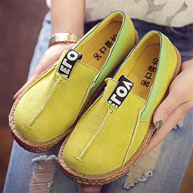 Women's Flats Plus Size Barefoot shoes Comfort Shoes Daily Solid Color
