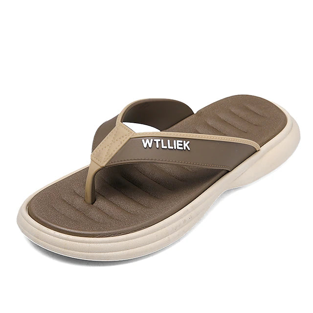 Men's Slippers & Flip-Flops Flat Sandals Flip-Flops Walking Casual Beach